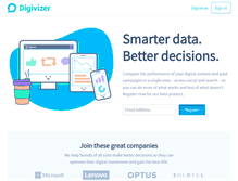 Tablet Screenshot of digivizer.com